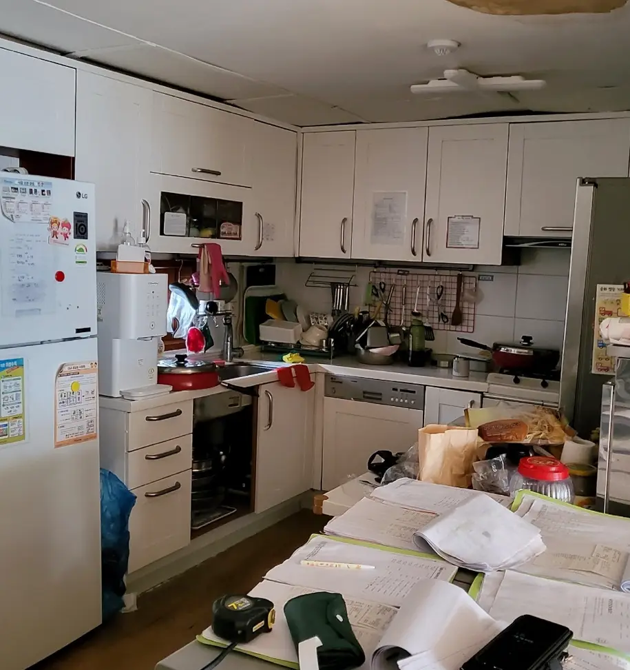 어린이집 싱크대 시공 전 전경