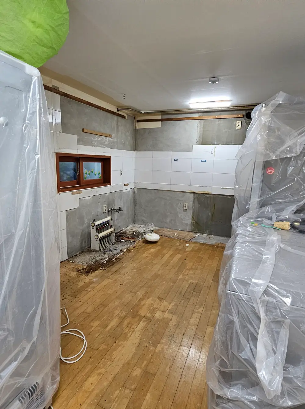 어린이집 싱크대 철거 완료 후 현장