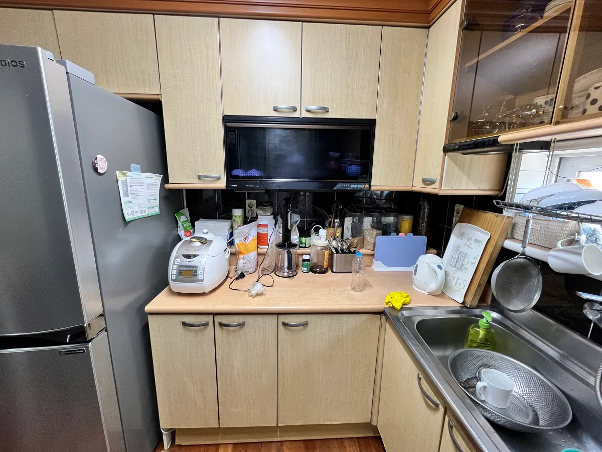 양천구 싱크대 시공 전 상부장 전경