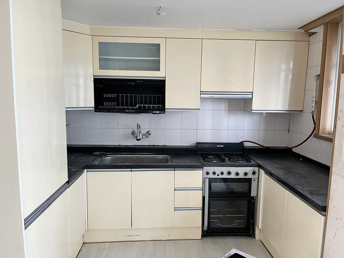 인천 주방 문짝 교체 전 모습