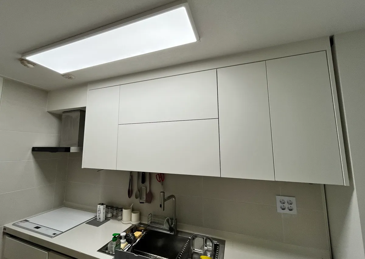 상부장 문짝 클로즈업