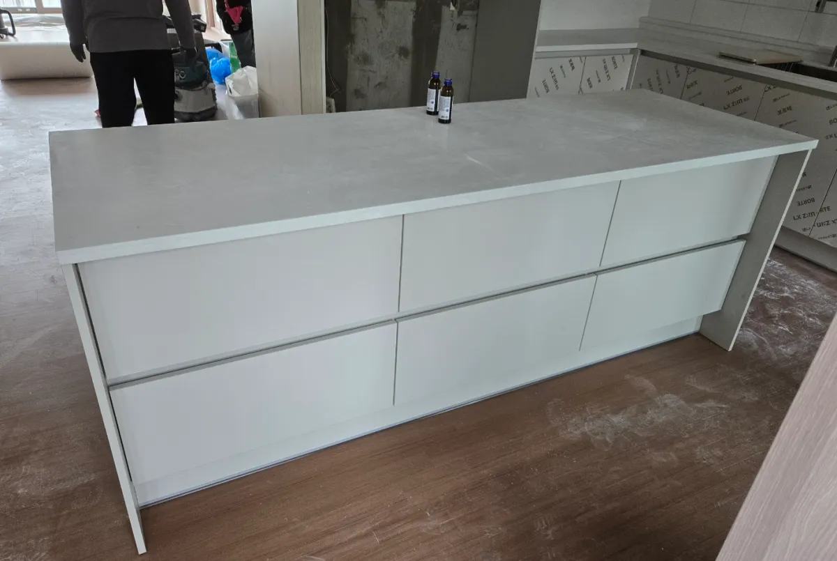 아일랜드 시공 중