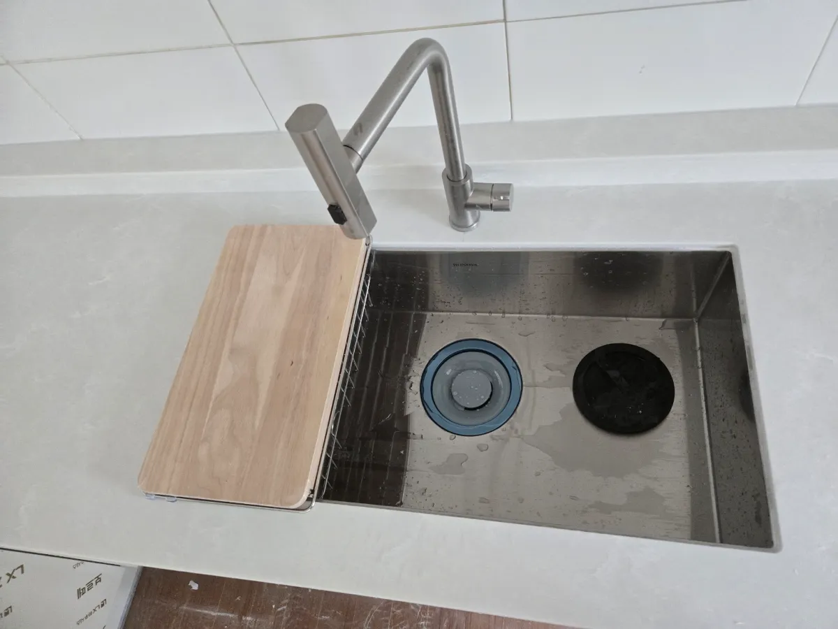 백조 깜포르떼 사각 싱크볼 설치