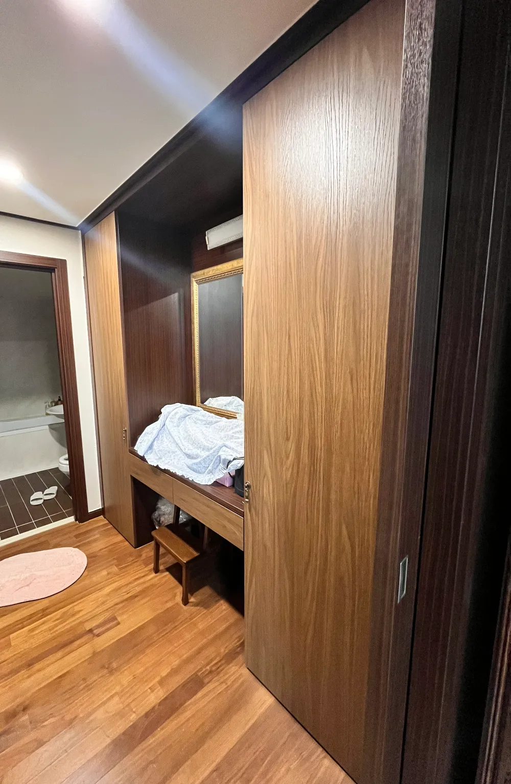 화장대 문짝 교체 후