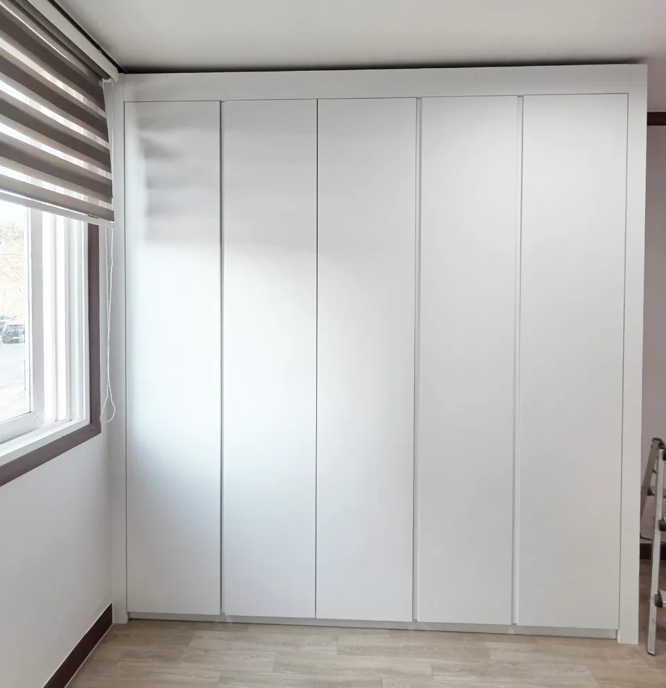 붙박이장 시공 완성 정면